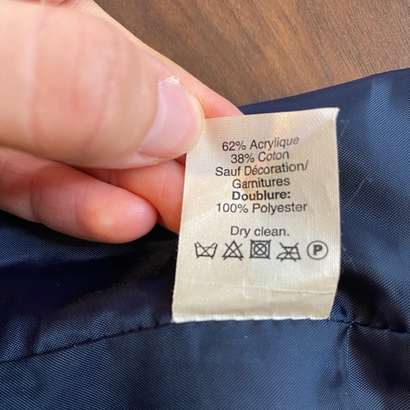 J Crew Suiting Blue Geometric Shift Dress - Picture 5 of 7